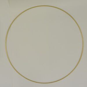 Kultainen metallirengas 50cm