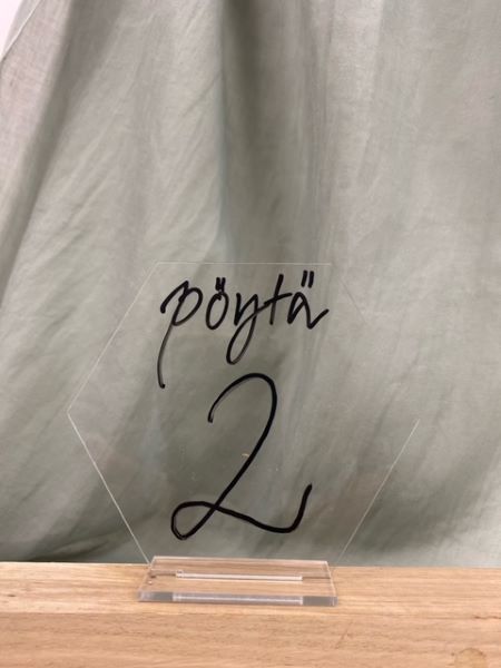 Pienet akryylikyltit 5kpl - vuokrattava tuote - Image 2