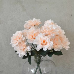 Silkkikukka daalia sävyssä shamppanja.