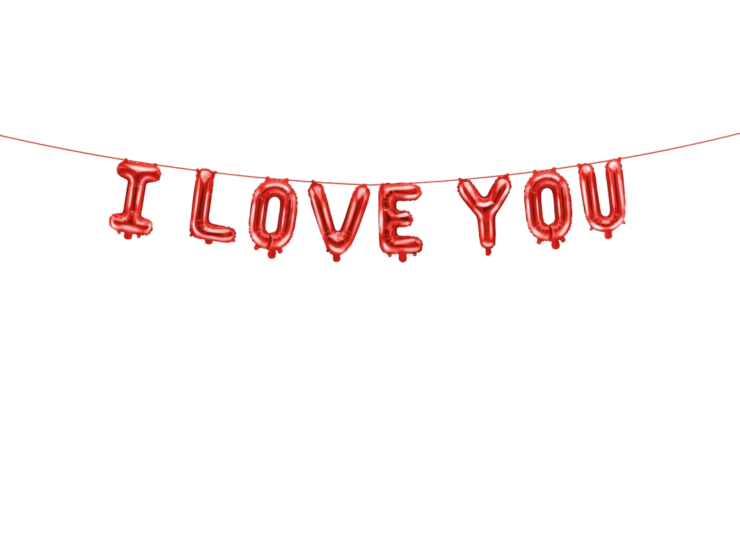 i love you ilmapallot