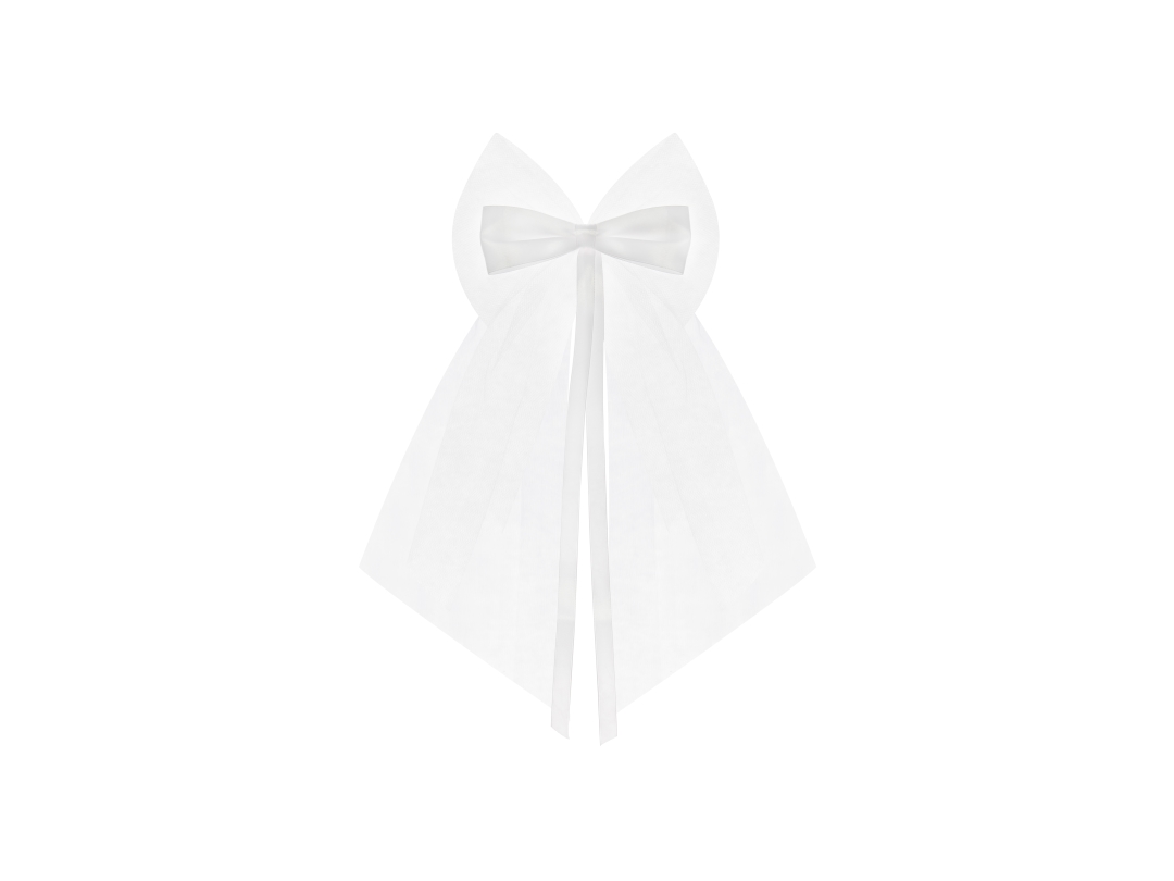 Rusetti 18cm valkoinen 2kpl - Image 2